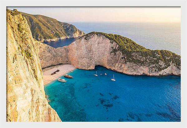 Navagio Beach From Above