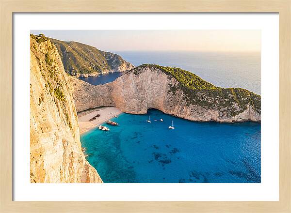 Navagio Beach From Above