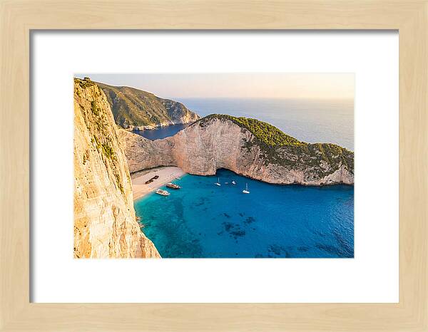 Navagio Beach From Above