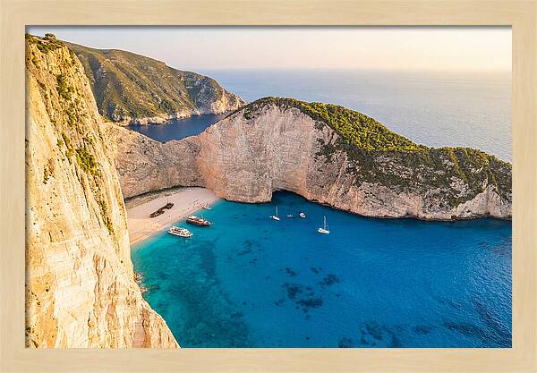Navagio Beach From Above