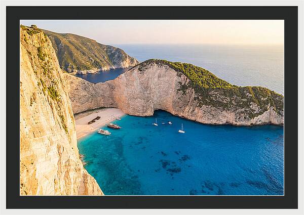 Navagio Beach From Above