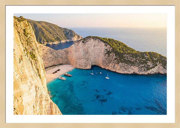 Navagio Beach From Above