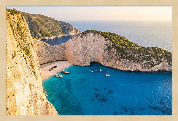 Navagio Beach From Above