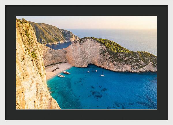 Navagio Beach From Above