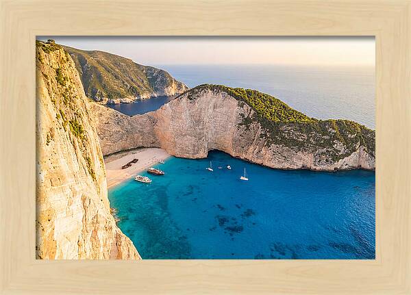 Navagio Beach From Above