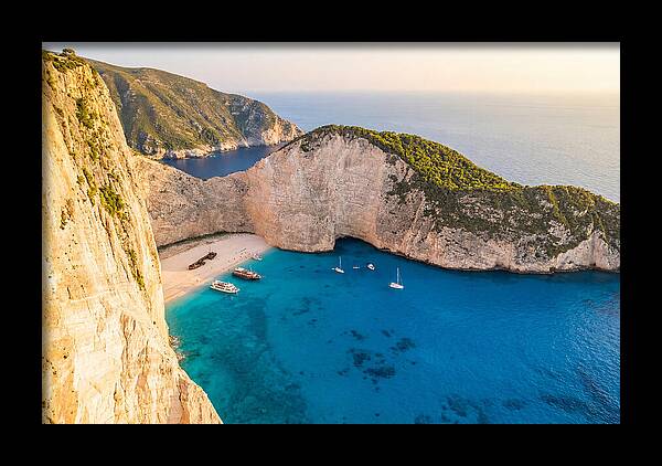 Navagio Beach From Above