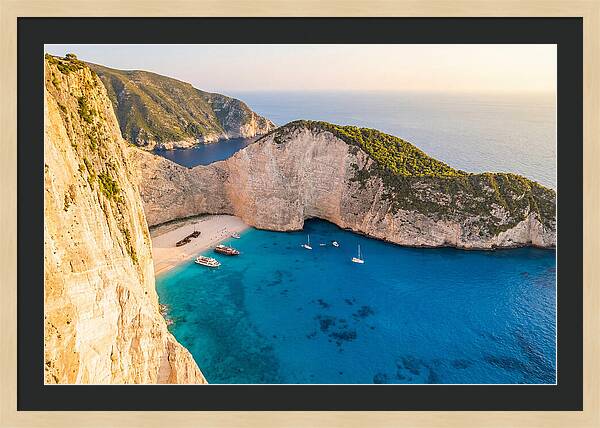 Navagio Beach From Above