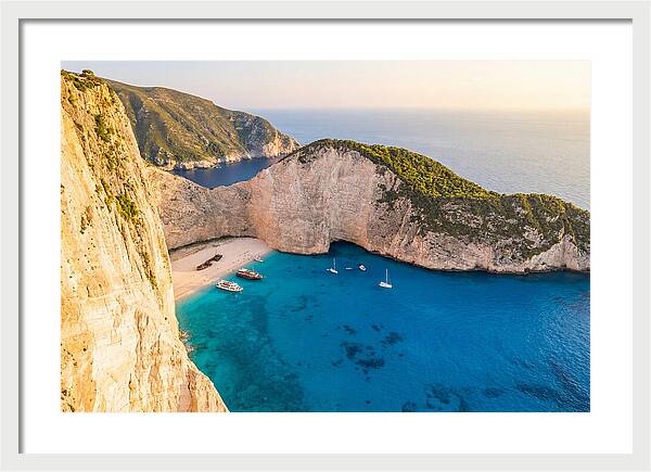 Navagio Beach From Above