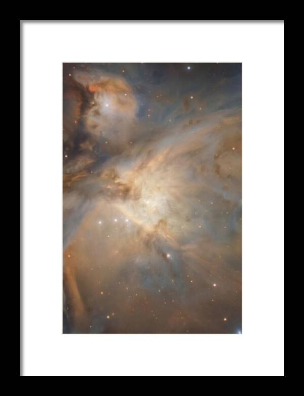 Nebula Cloud Glowing In Space