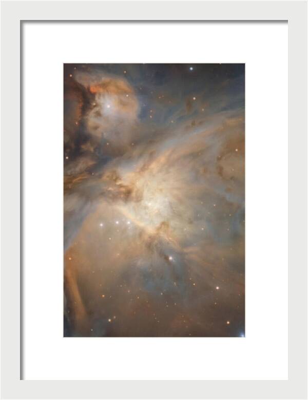 Nebula Cloud Glowing In Space