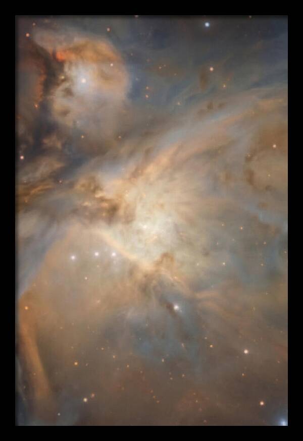 Nebula Cloud Glowing In Space