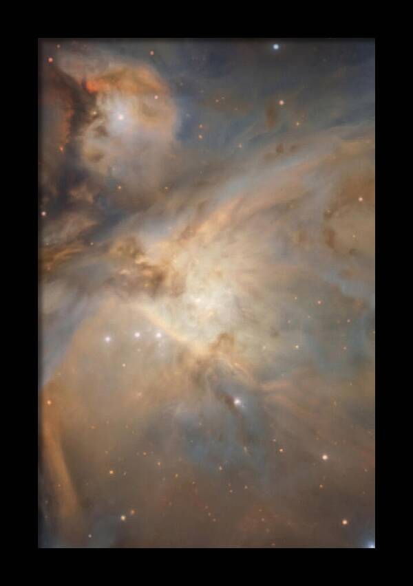 Nebula Cloud Glowing In Space