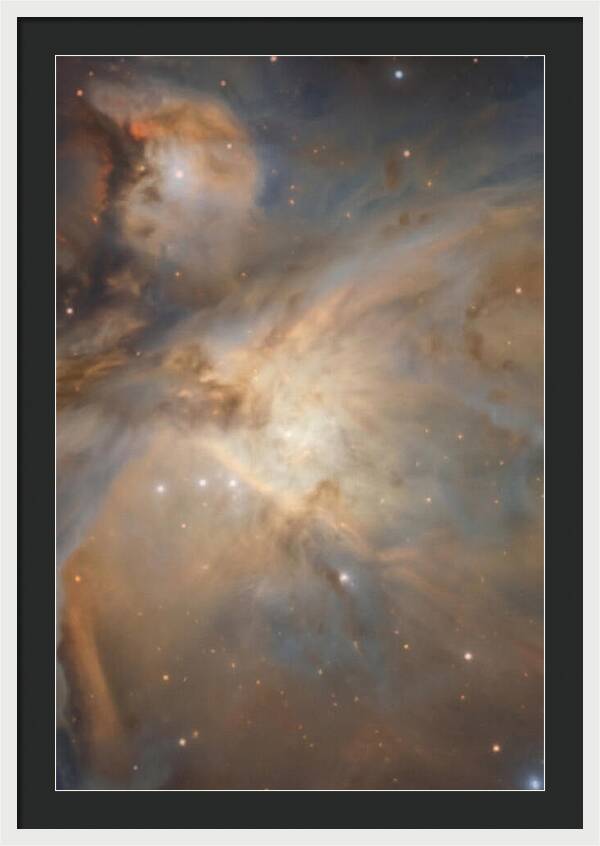 Nebula Cloud Glowing In Space