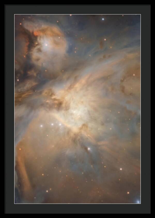 Nebula Cloud Glowing In Space