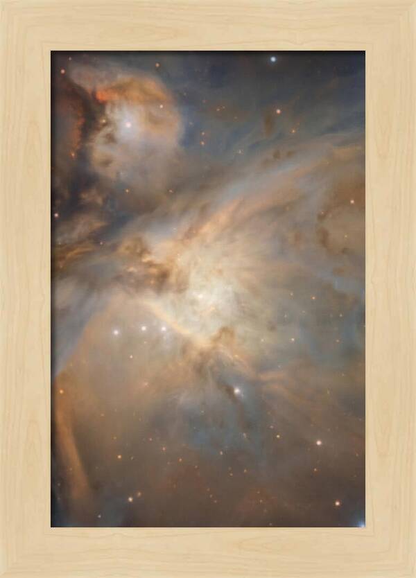 Nebula Cloud Glowing In Space