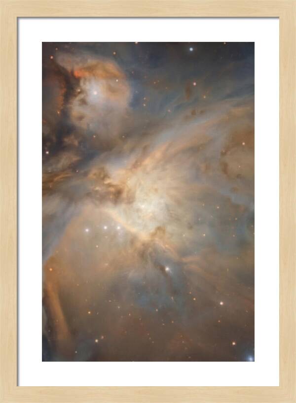 Nebula Cloud Glowing In Space
