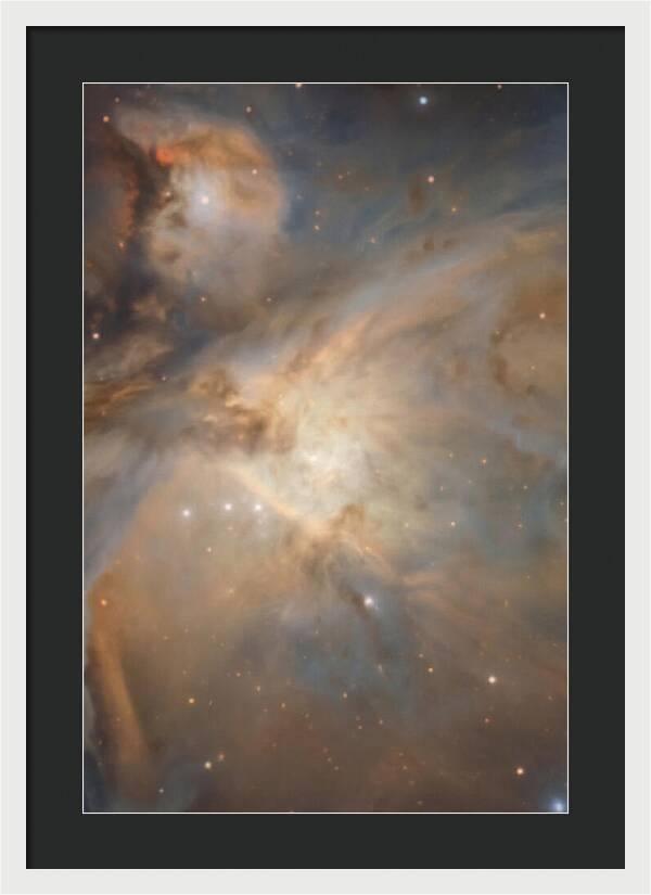 Nebula Cloud Glowing In Space