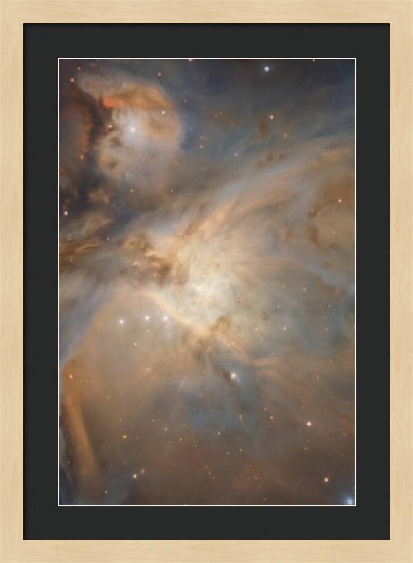 Nebula Cloud Glowing In Space