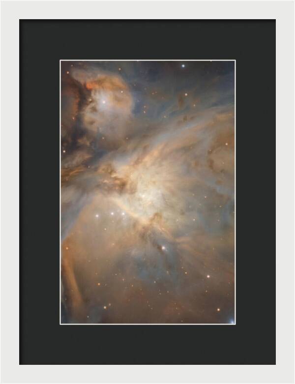 Nebula Cloud Glowing In Space