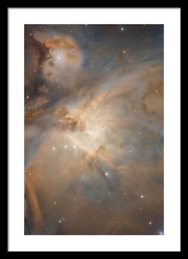 Nebula Cloud Glowing In Space