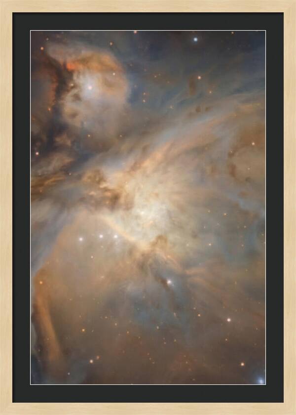 Nebula Cloud Glowing In Space