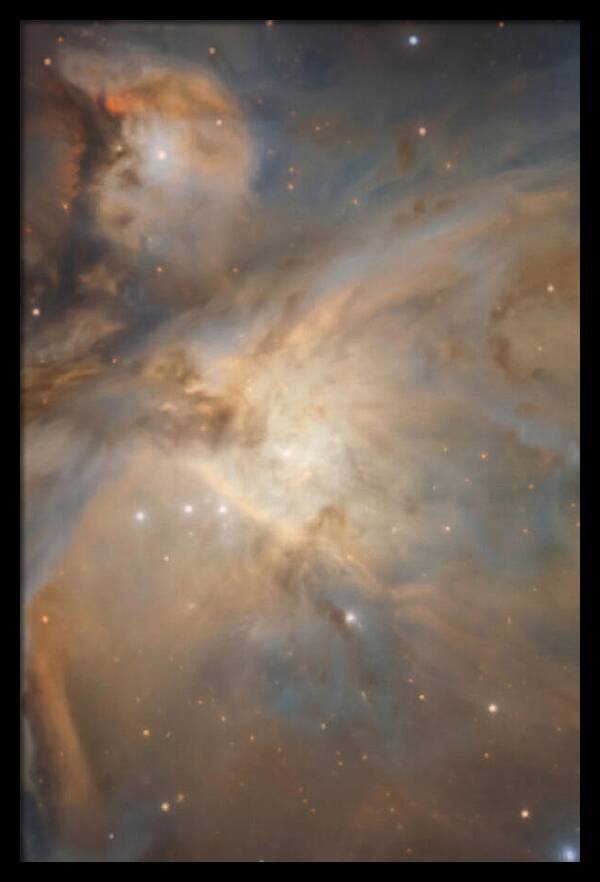 Nebula Cloud Glowing In Space