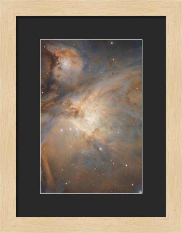 Nebula Cloud Glowing In Space