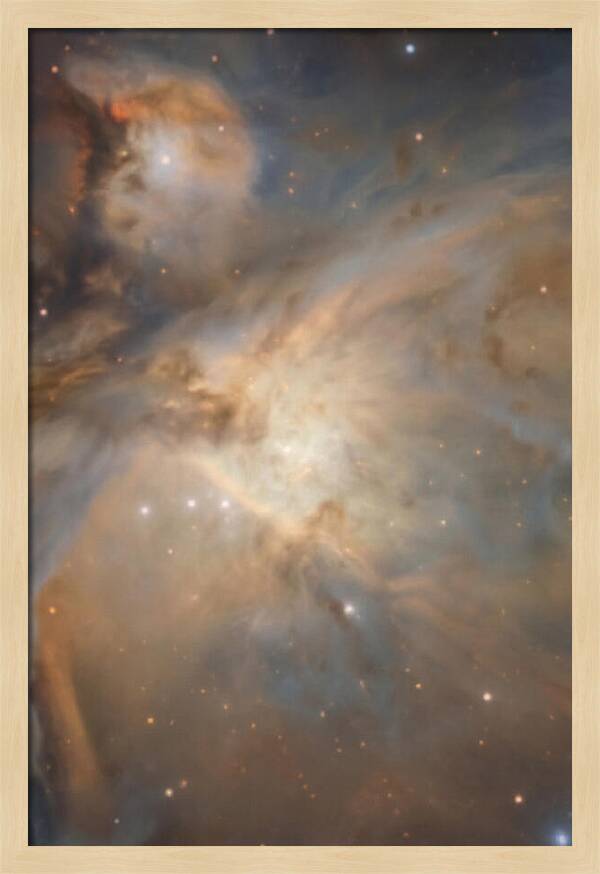 Nebula Cloud Glowing In Space