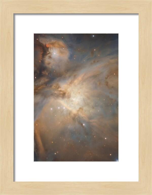 Nebula Cloud Glowing In Space