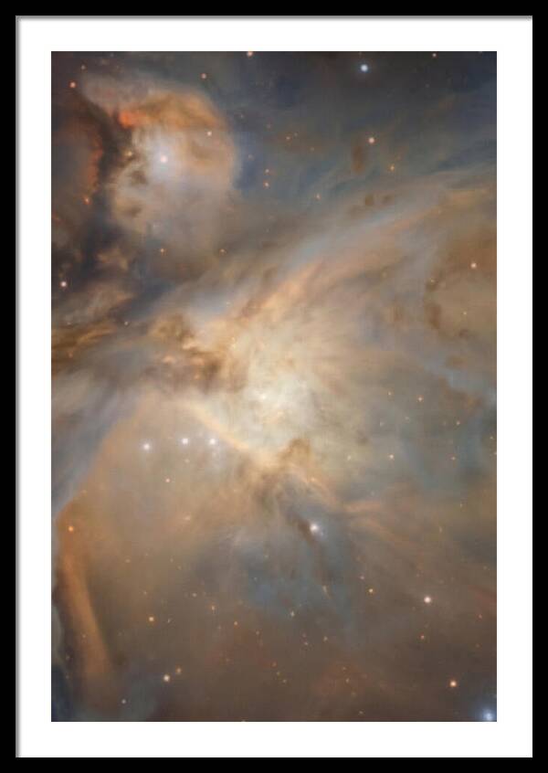 Nebula Cloud Glowing In Space