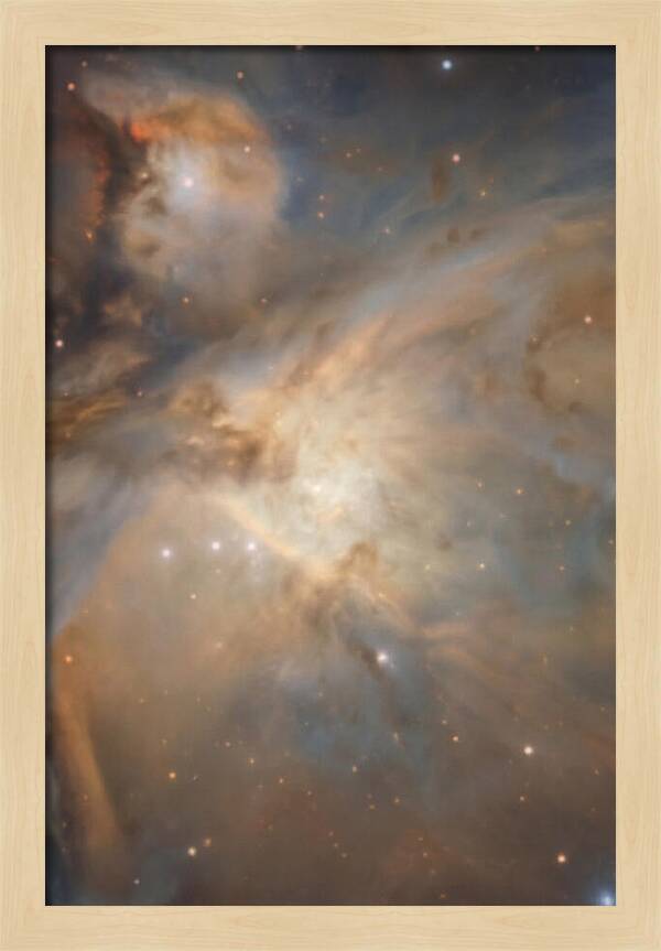 Nebula Cloud Glowing In Space