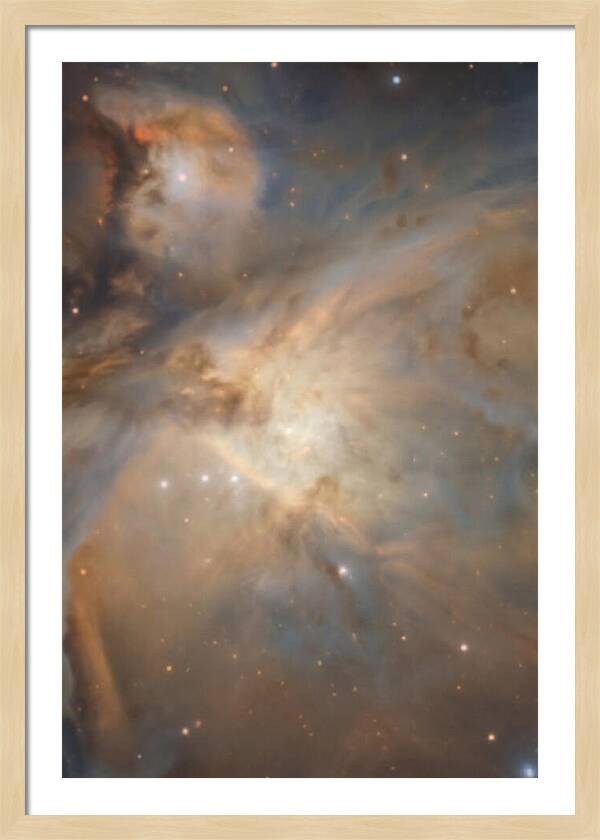 Nebula Cloud Glowing In Space