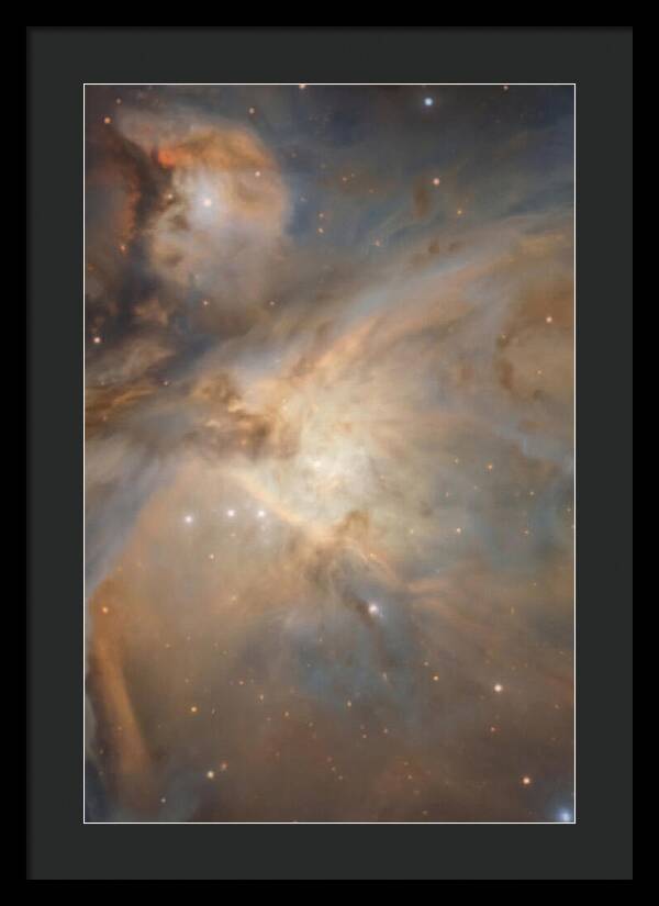 Nebula Cloud Glowing In Space