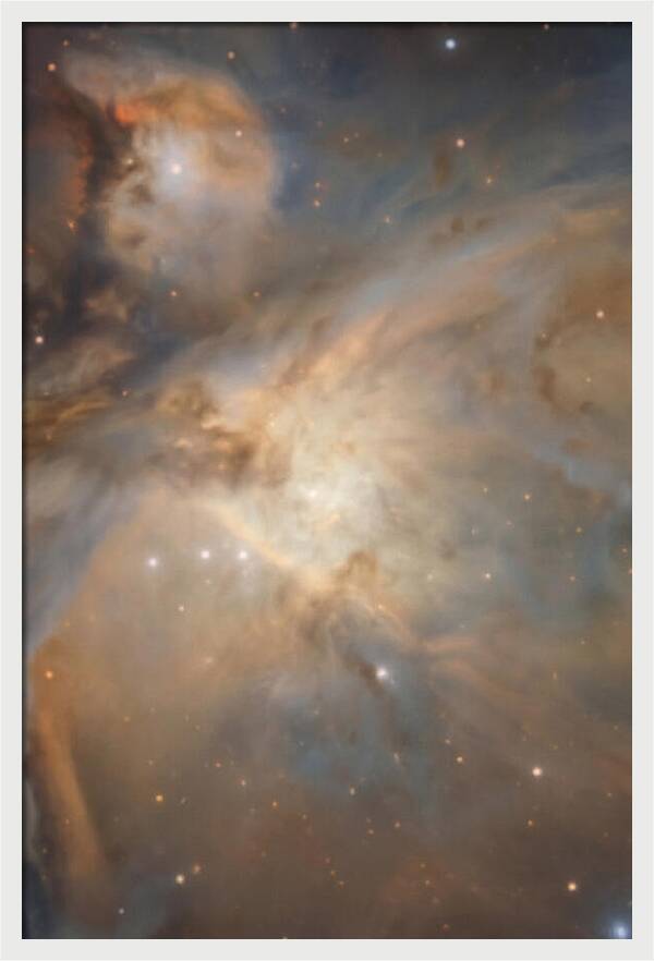 Nebula Cloud Glowing In Space
