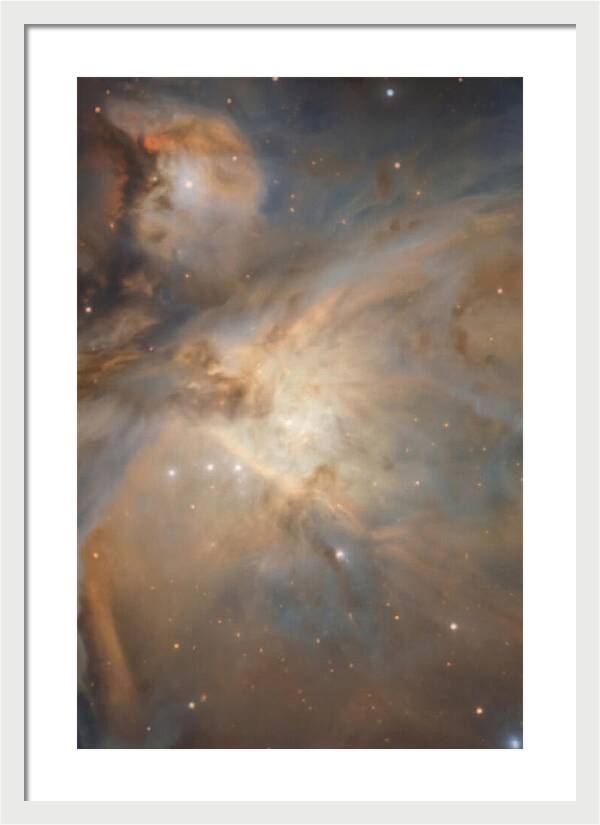 Nebula Cloud Glowing In Space