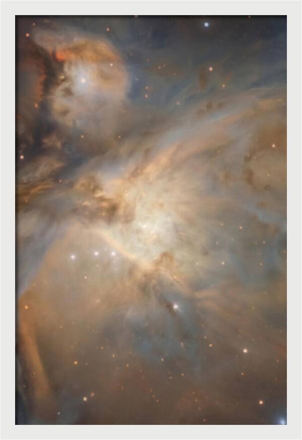 Nebula Cloud Glowing In Space