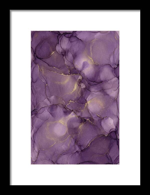Nebula Dreams In Purple And Gold