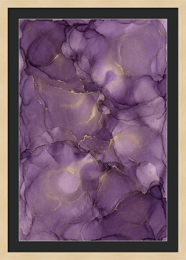 Nebula Dreams In Purple And Gold