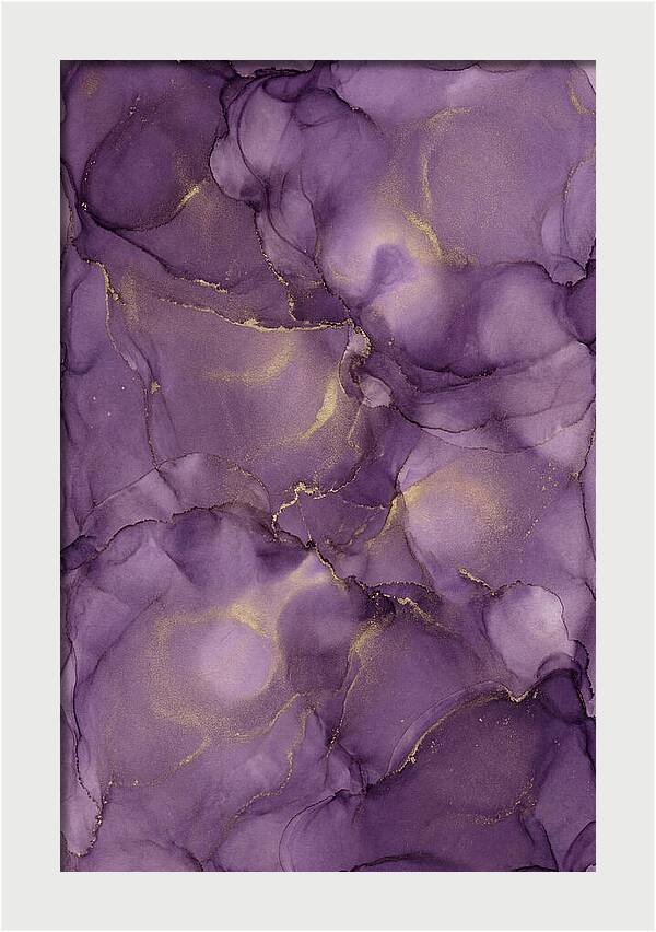 Nebula Dreams In Purple And Gold