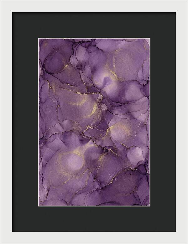 Nebula Dreams In Purple And Gold