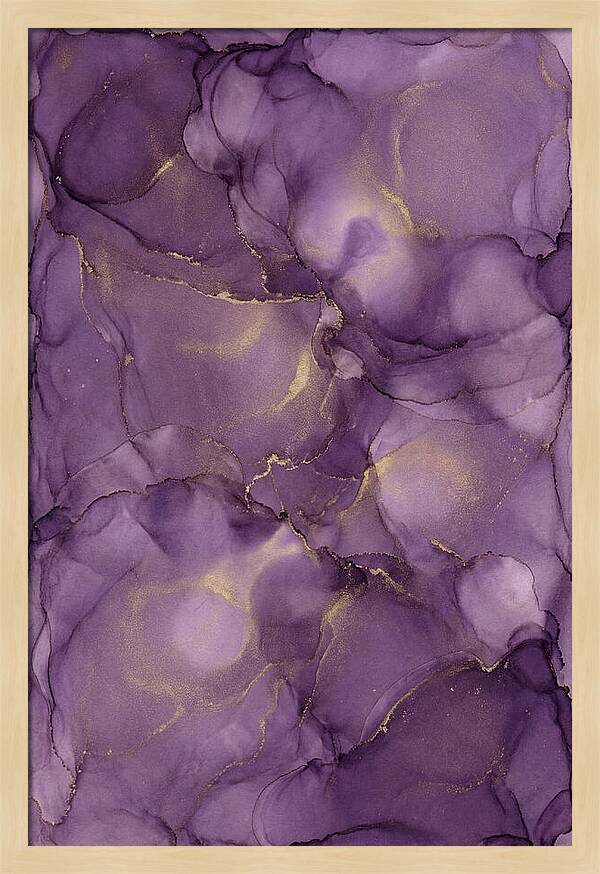 Nebula Dreams In Purple And Gold