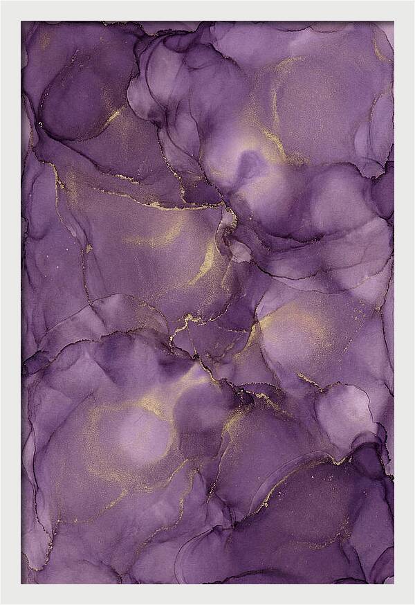 Nebula Dreams In Purple And Gold