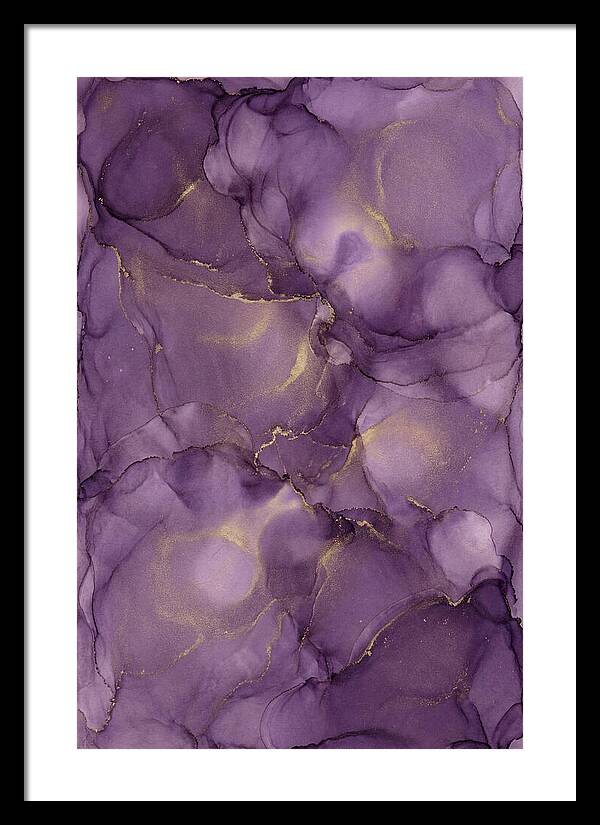 Nebula Dreams In Purple And Gold