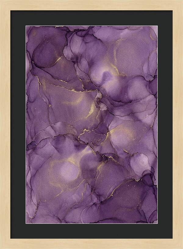 Nebula Dreams In Purple And Gold