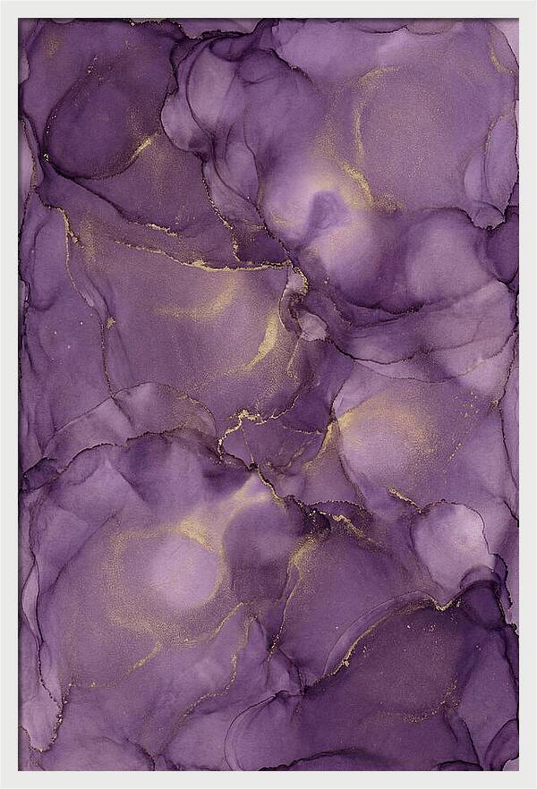Nebula Dreams In Purple And Gold