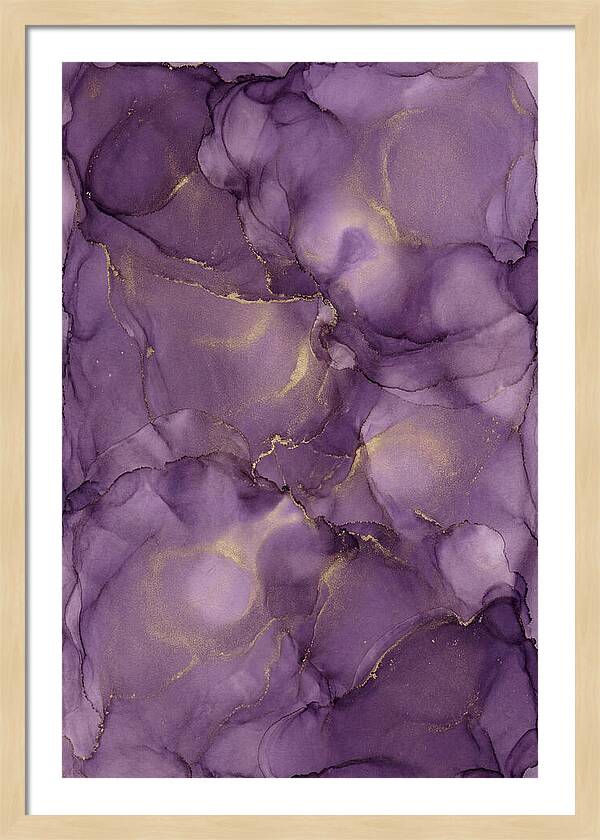 Nebula Dreams In Purple And Gold