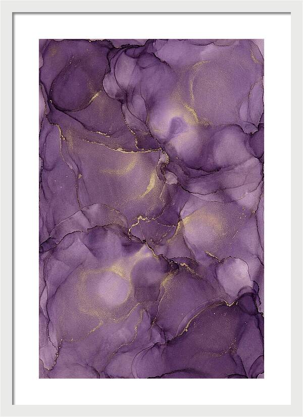 Nebula Dreams In Purple And Gold
