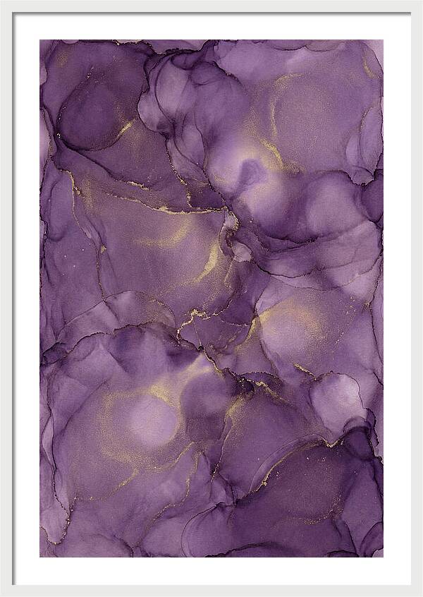 Nebula Dreams In Purple And Gold