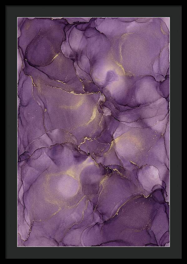 Nebula Dreams In Purple And Gold