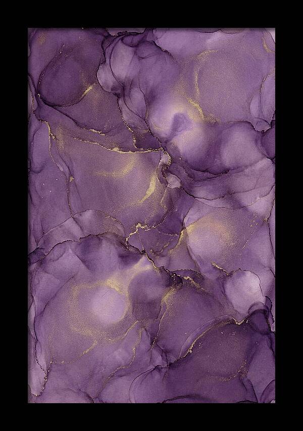 Nebula Dreams In Purple And Gold